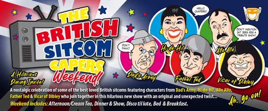 British Sitcom Capers - Comedy Dinner